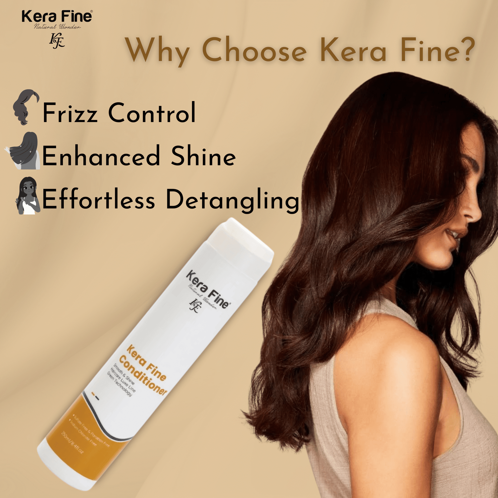 KERA FINE SMOOTH & SHINE HAIR CONDITIONER 8 KERA FINE SMOOTH & SHINE HAIR CONDITIONER - Image 5
