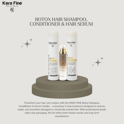 Kera Fine Hair Shampoo and Conditioner Combo