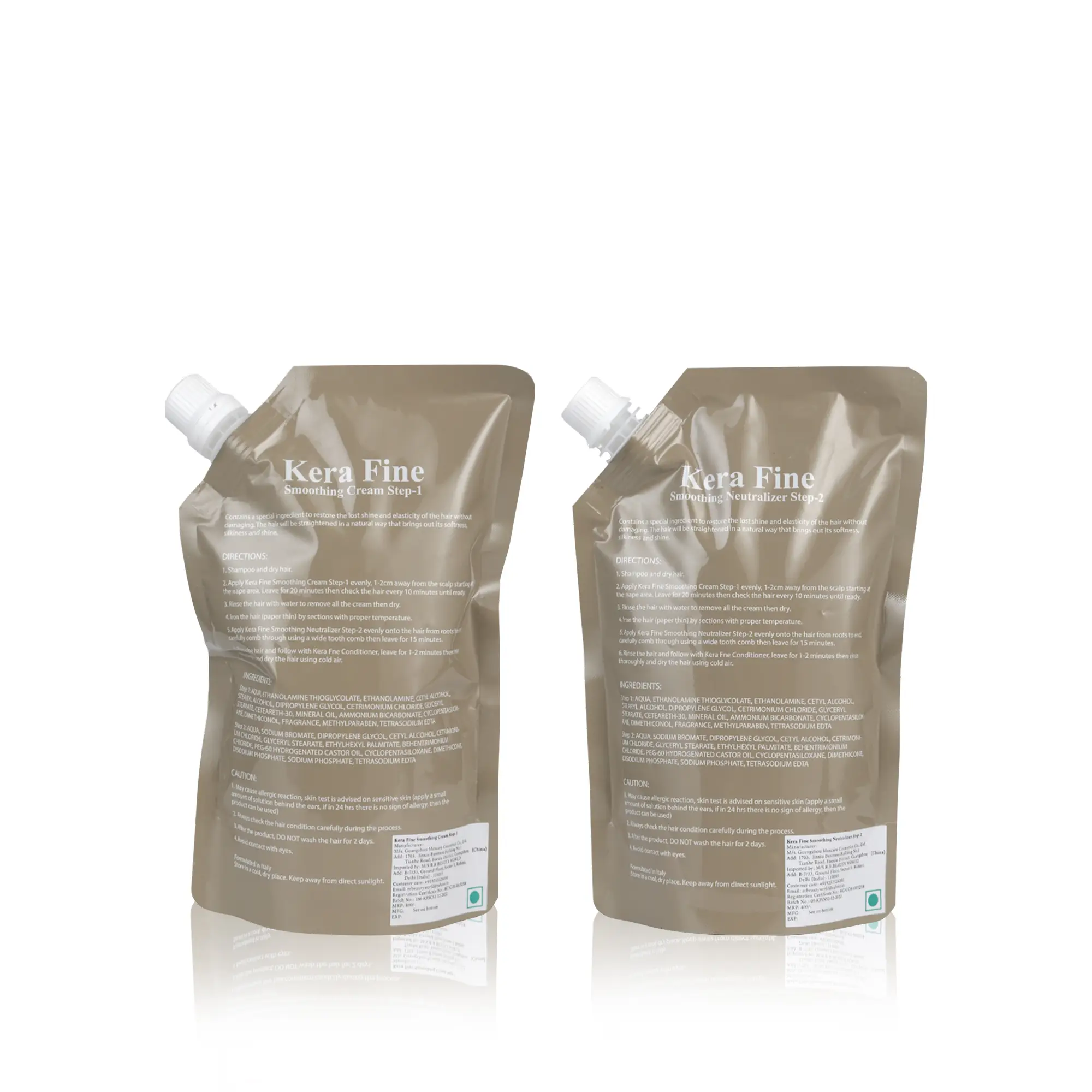 KERA FINE Smoothing Cream Step-1 & Step-2 9 KERA FINE Smoothing Cream Step-1 & Step-2 Back