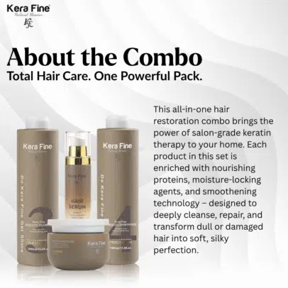Kerafine Hair Shampoo and Conditioner Combo
