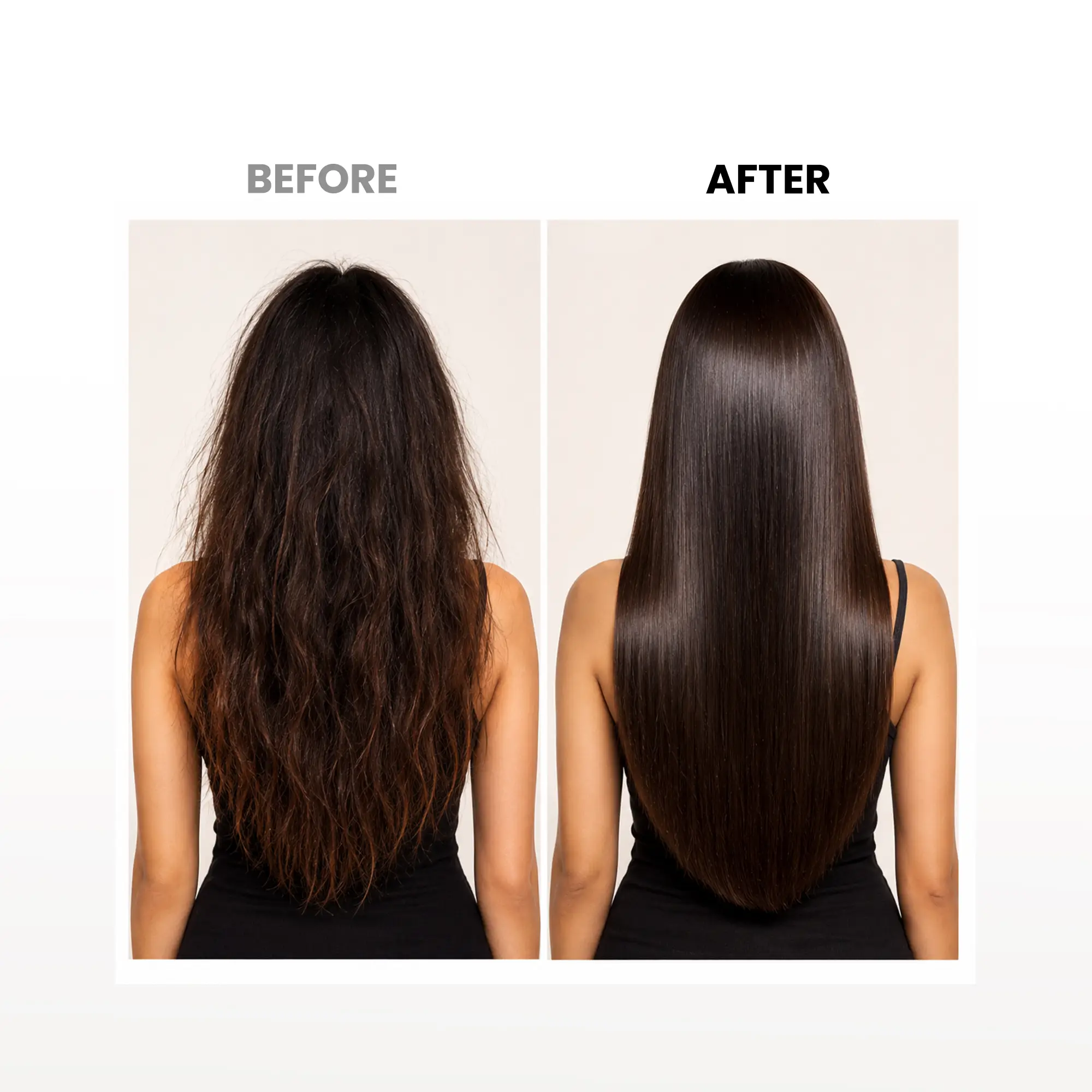 KERA FINE BOTOX HAIR SHAMPOO AND CONDITIONER COMBO | DEEP REPAIR & SMOOTHENING | 250ML EACH 7 Kera Fine Botox Shampoo and Conditioner Combo Before & After