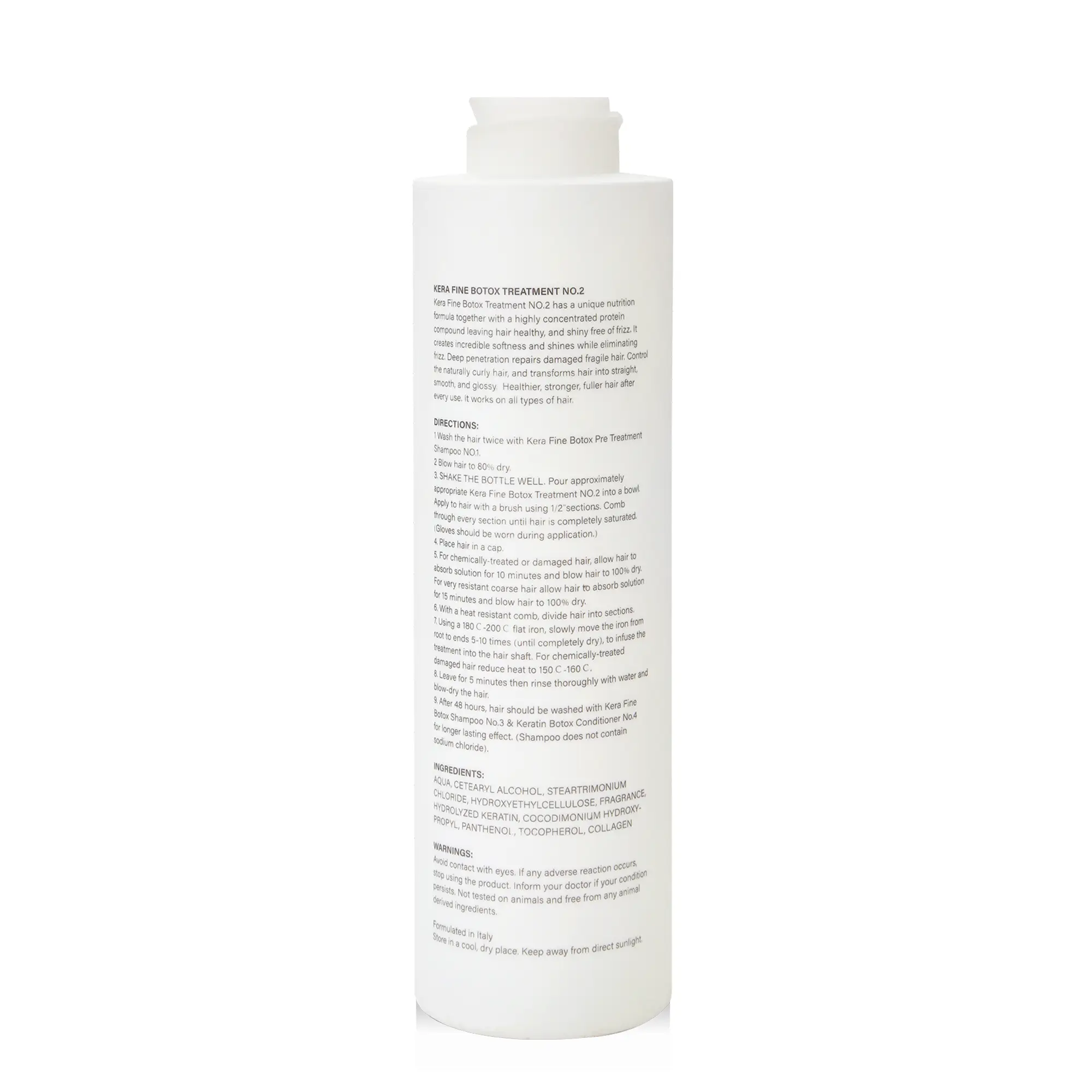 KERA FINE BOTOX TREATMENT (1000 ml) – KERATIN & COLLAGEN REPAIR FOR SMOOTH, FRIZZ-FREE HAIR 5 Kera Fine Botox Treatment Back
