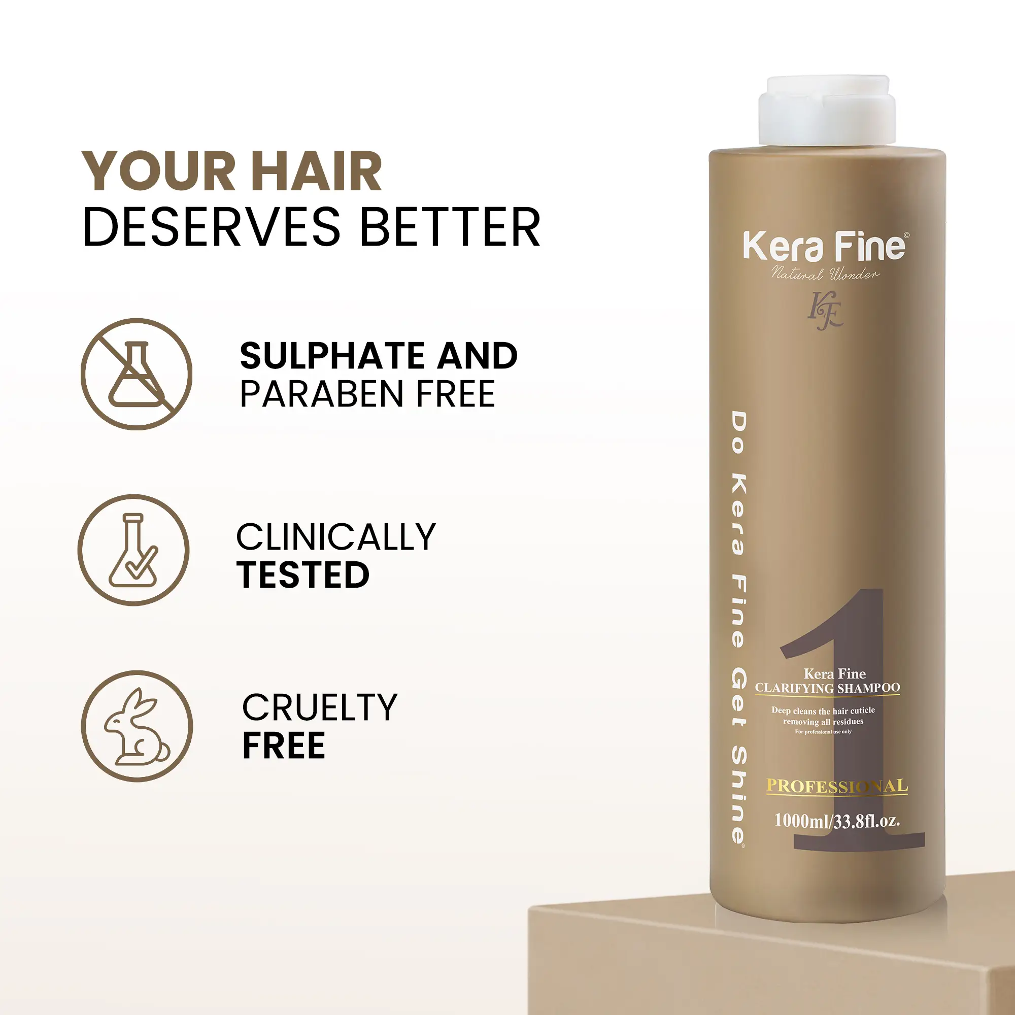 KERA FINE CLARIFYING SHAMPOO (1000 ML) 9 Kera Fine Clarifying Shampoo Features