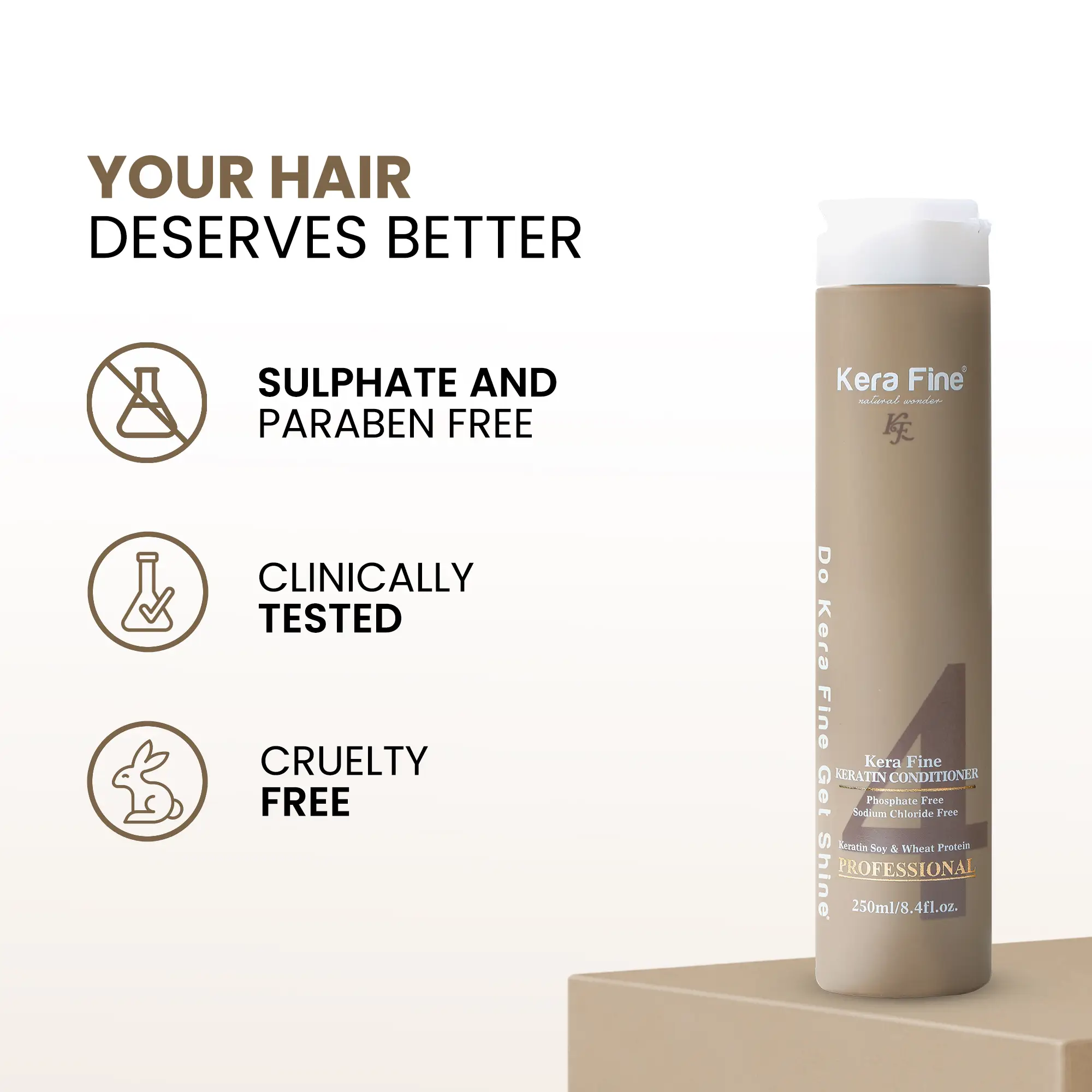 KERA FINE KERATIN HAIR CONDITIONER (250 ML) 9 Kera Fine Keratin Conditioner Features
