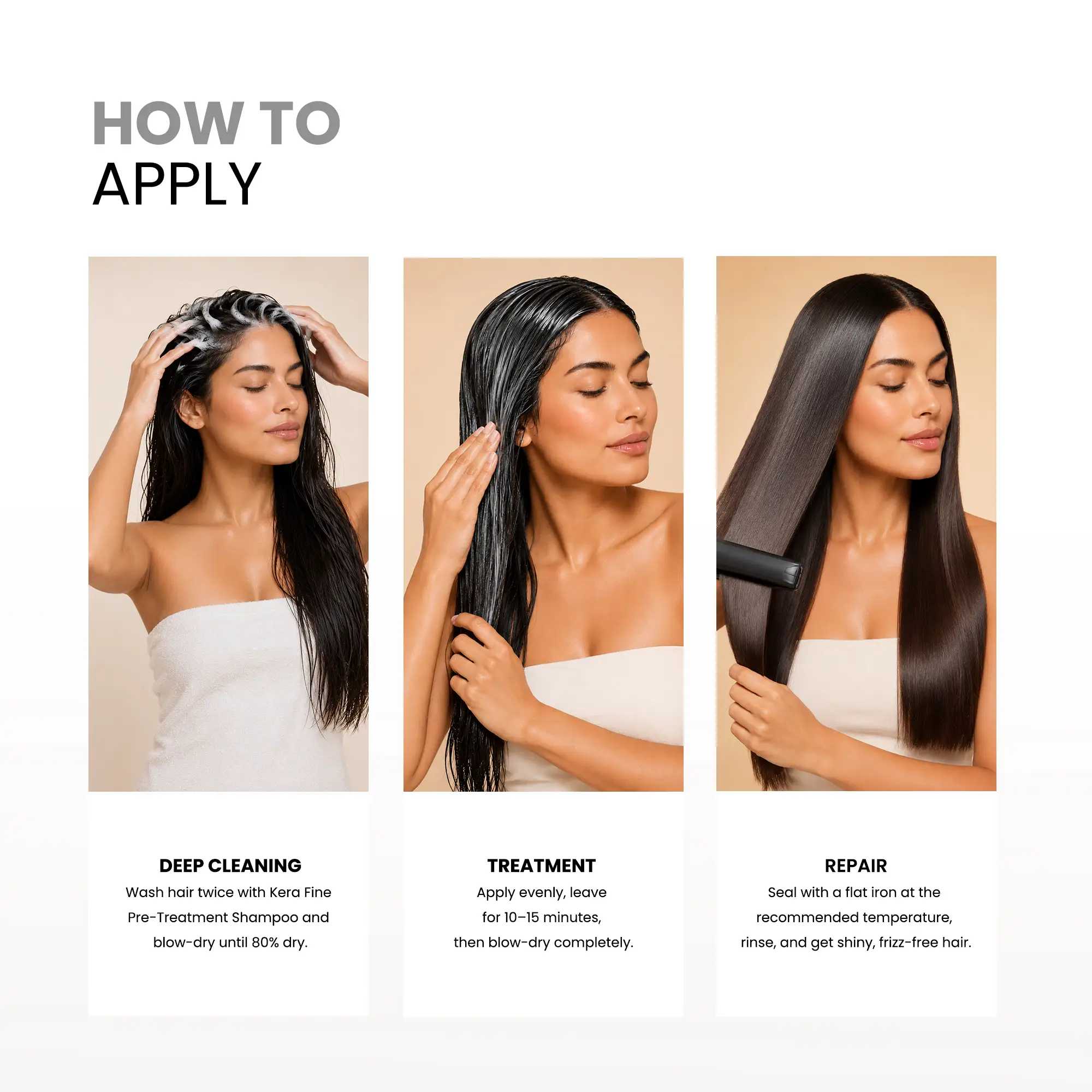 Kera Fine Hair Botox Treatment for Damaged, Dry & Frizzy Hair | Keratin & Collagen Repair | Professional Hair Smoothing & Frizz Control | 250 ml 10 Kera Fine Botox Treatment How to Use