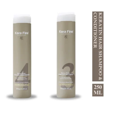 Keratin Hair Shampoo and Conditioner