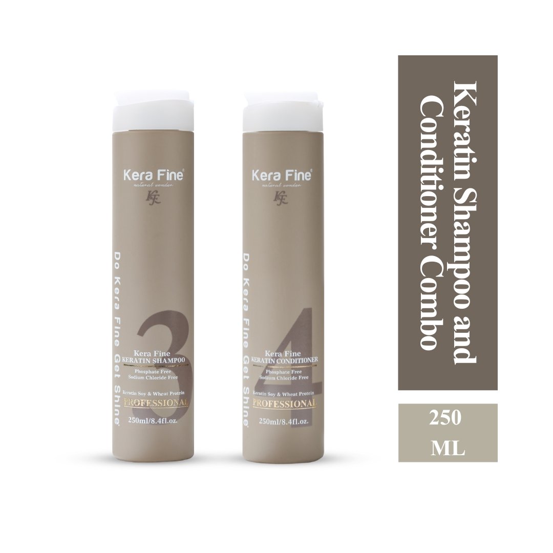 Keratin Shampoo and Conditioner Combo