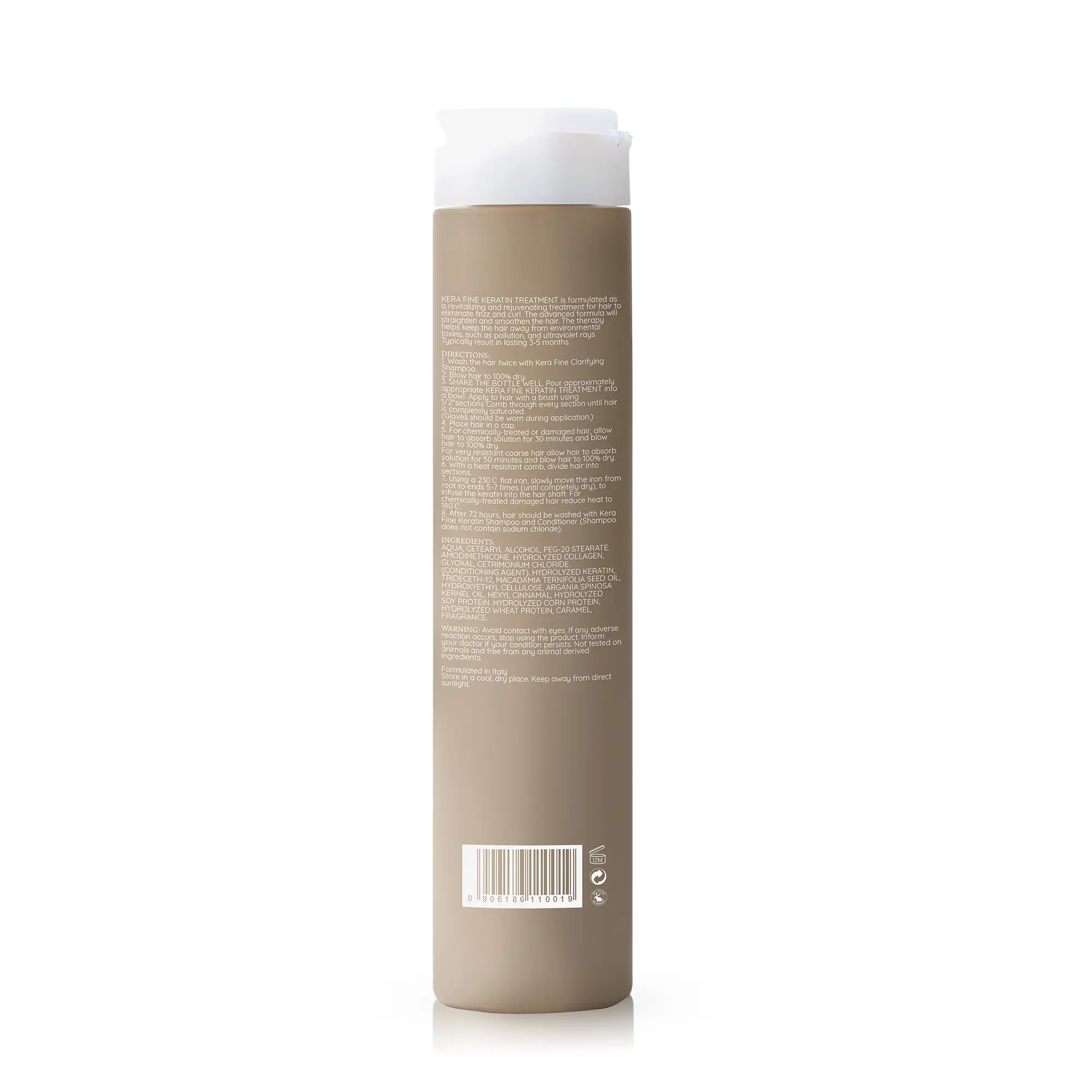KERAFINE KERATIN TREATMENT (250 ml) 6 Kera Fine Keratin Treatment Back