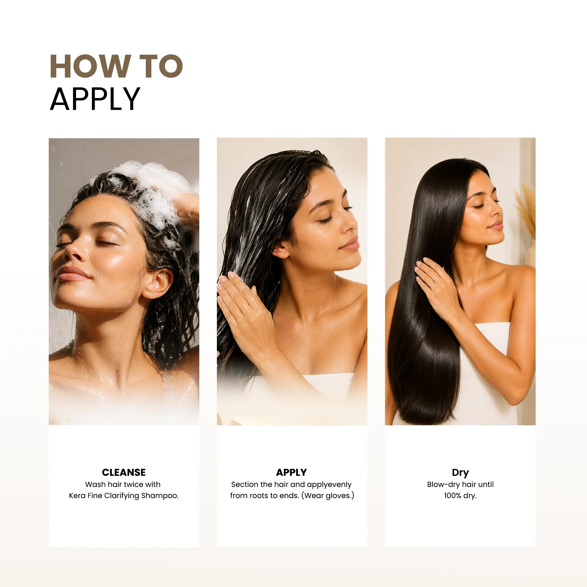 KERAFINE KERATIN TREATMENT (250 ml) 10 Kera Fine Keratin Treatment How to Use