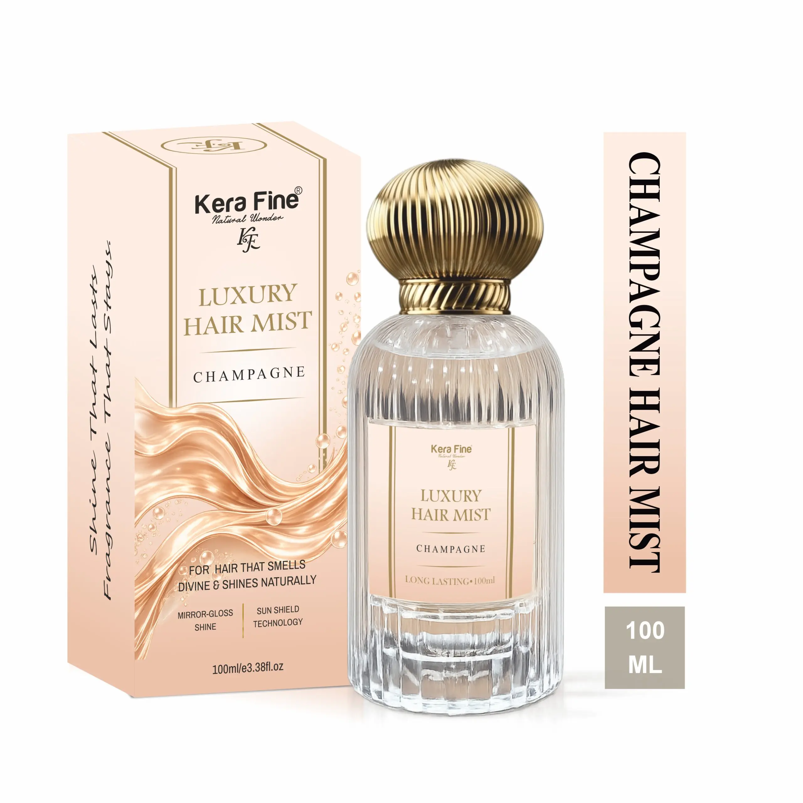 Champagne Hair Mist – Luxury Fragrance, Hydration & Shine in Every Spray 4 Champagne Hair Mist