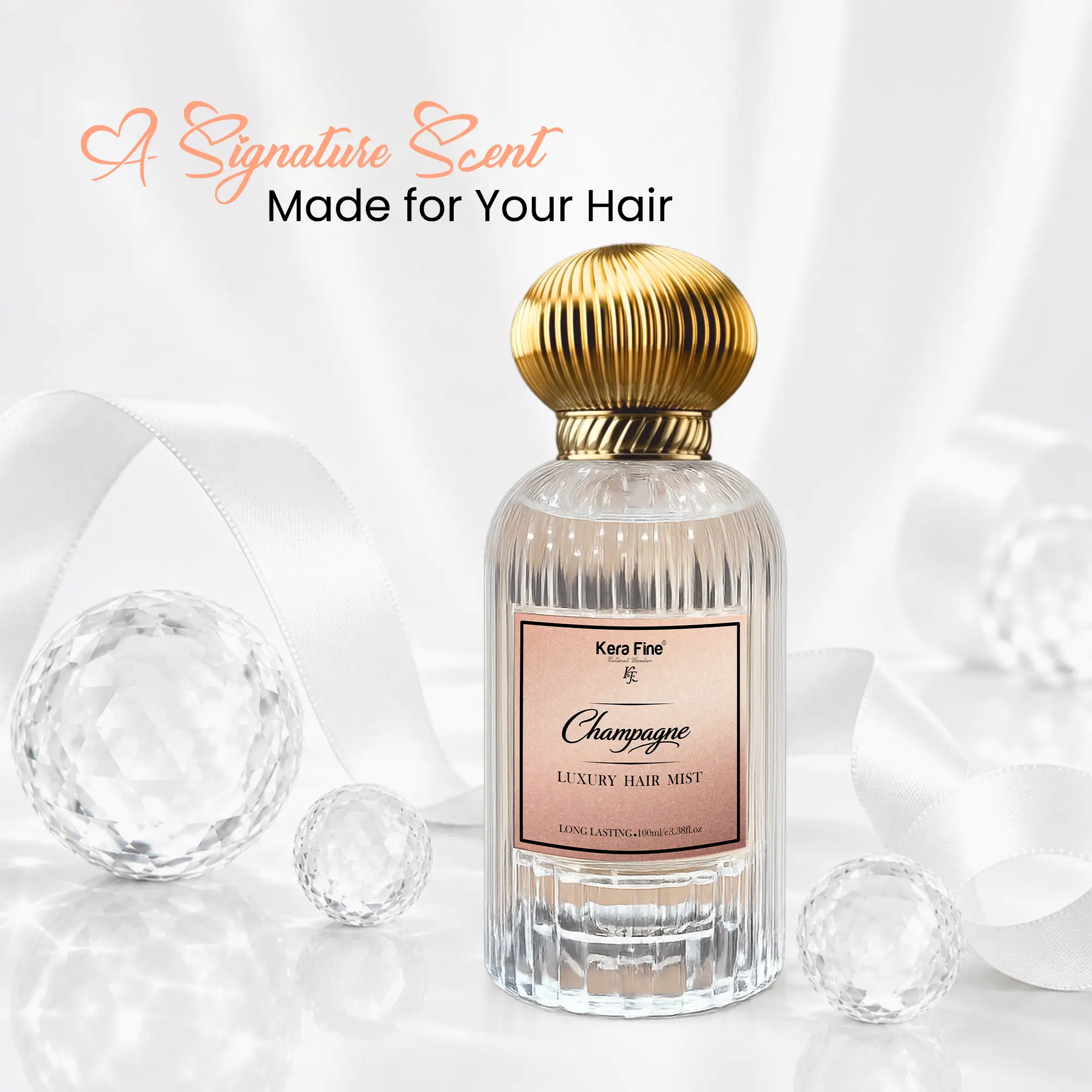 Champagne Hair Mist – Luxury Fragrance, Hydration & Shine in Every Spray 10 Champagne Hair Mist Design