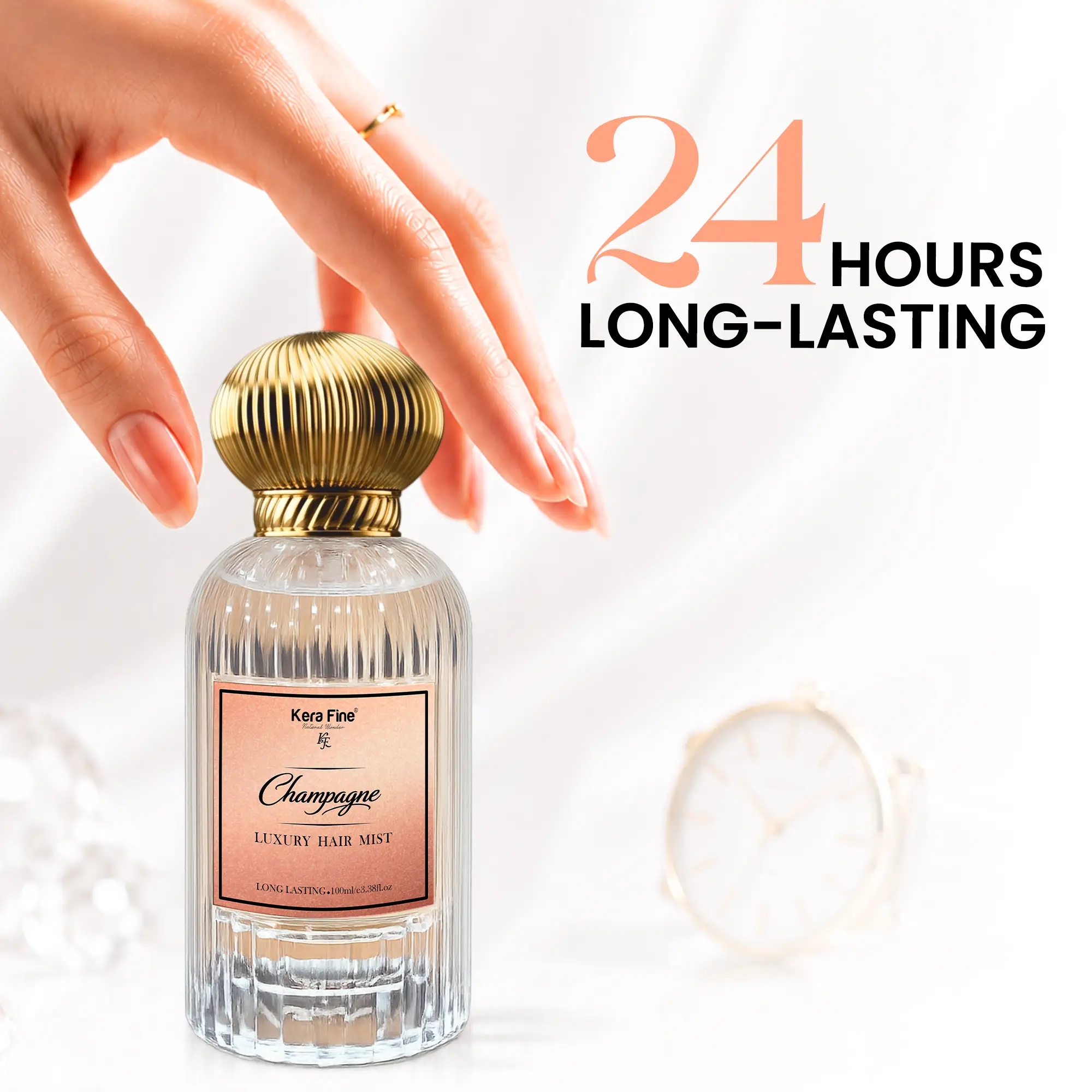 Champagne Hair Mist – Luxury Fragrance, Hydration & Shine in Every Spray 8 Champagne Hair Mist Freshness