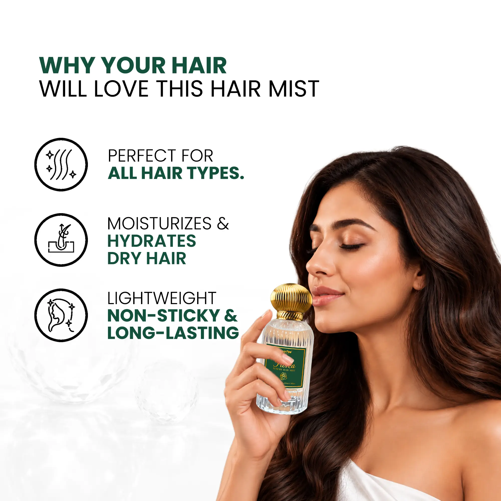 Florea Luxury Hair Mist – Luxury Fragrance, Hydration & Shine in Every Spray 5 Florea Hair Mist Benefits
