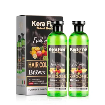 Dark Brown Hair Color Gel
